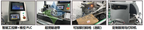 全自動(dòng)賦碼追蹤實(shí)時(shí)打印貼標(biāo)機(jī)細(xì)節(jié)展示